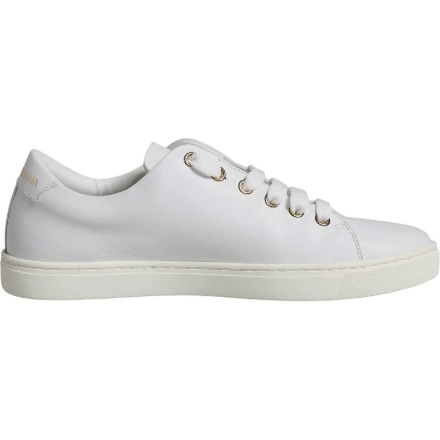 Dolce & Gabbana White Portofino Sacred Heart Sneakers Shoes Dolce & Gabbana