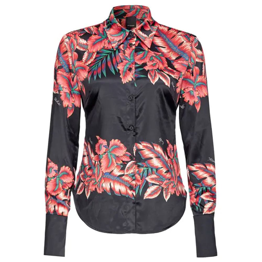 PINKO Black Viscose Shirt PINKO