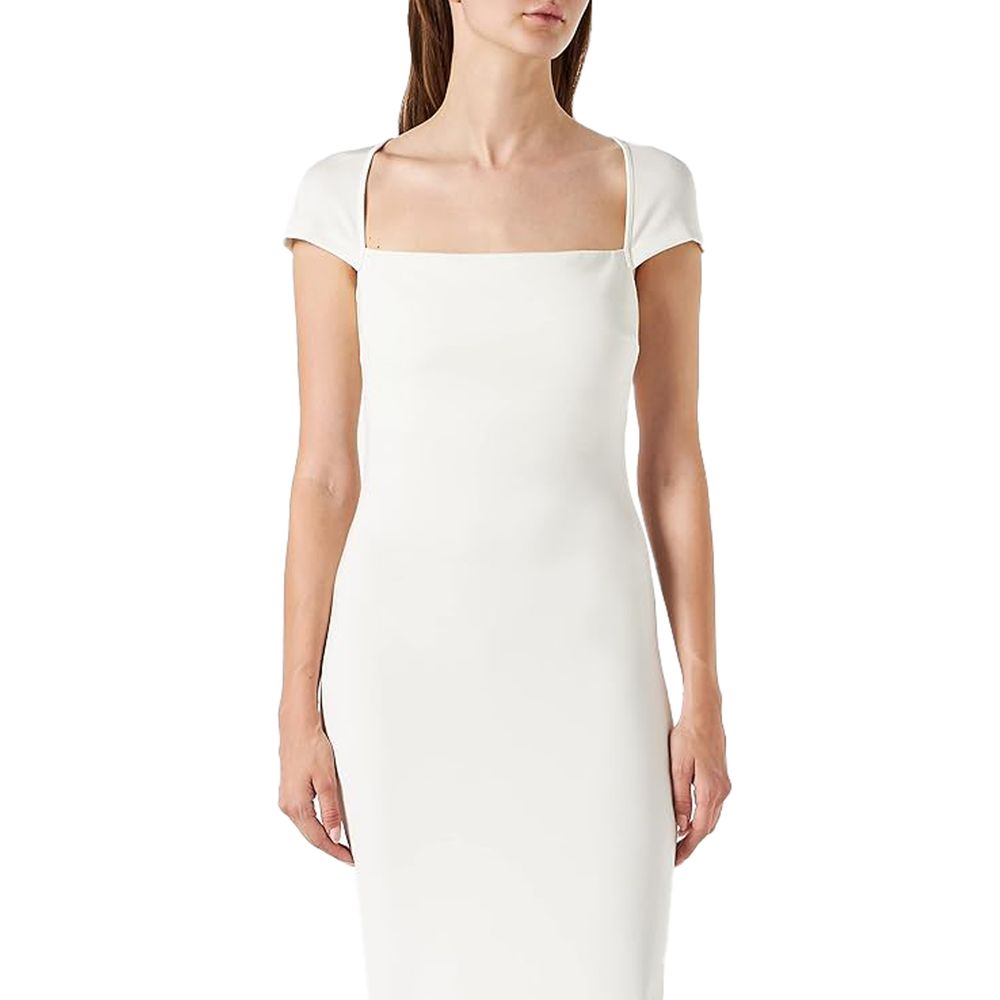 PINKO White Viscose Dress PINKO