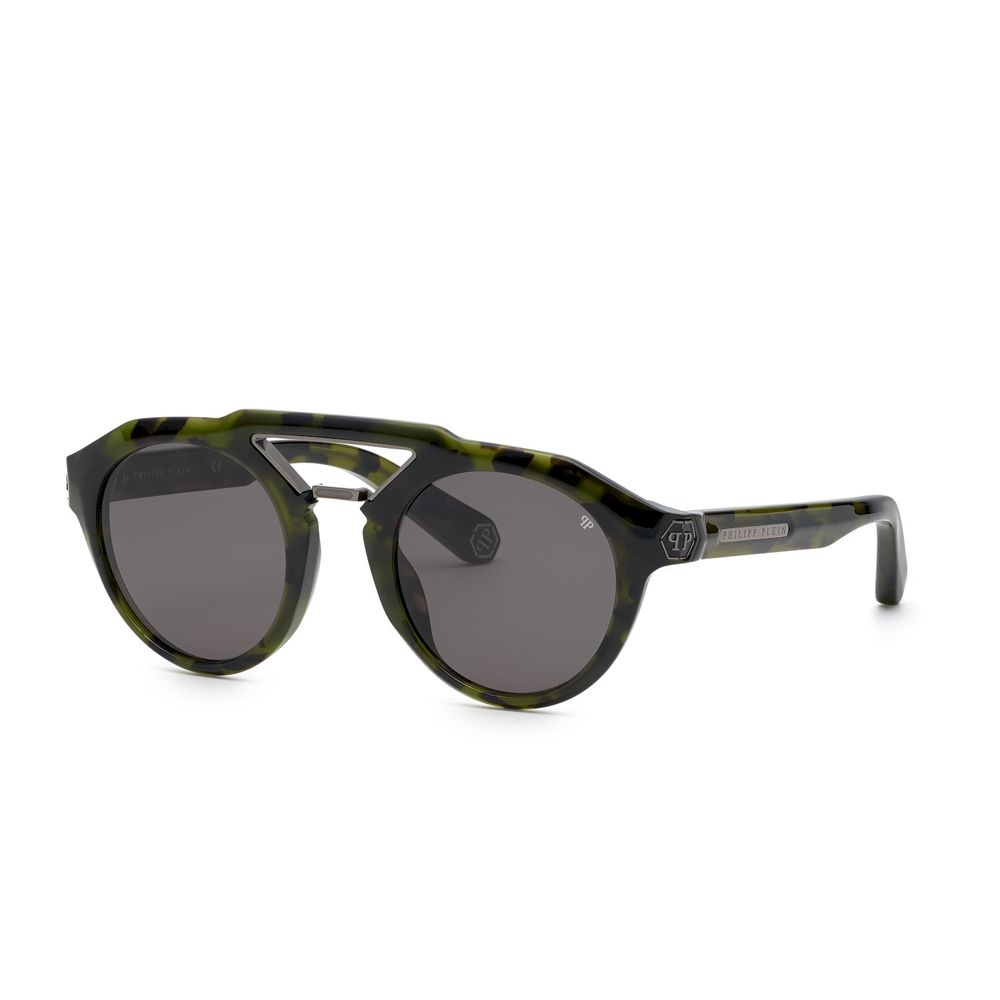 Philipp Plein Green Acetate Sunglasses Philipp Plein