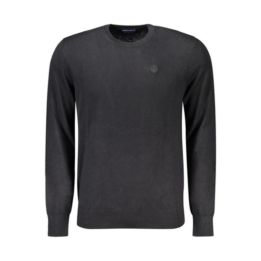 North Sails Black Cotton Sweater North Sails