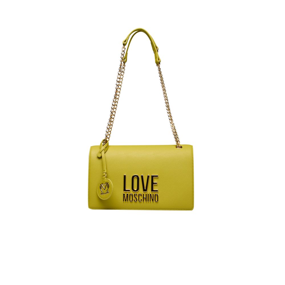 Love Moschino Yellow Polyethylene Crossbody Bag Love Moschino