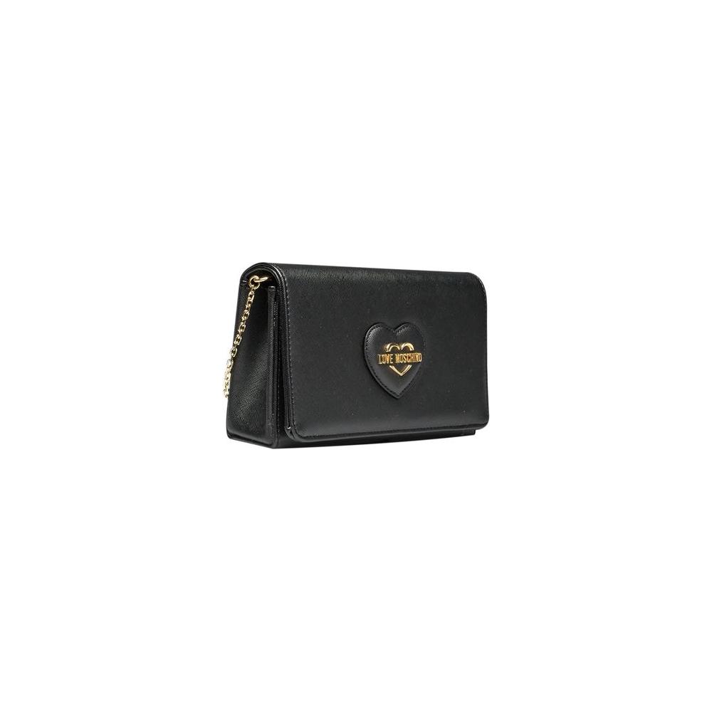 Love Moschino Black Polyethylene Crossbody Bag Love Moschino