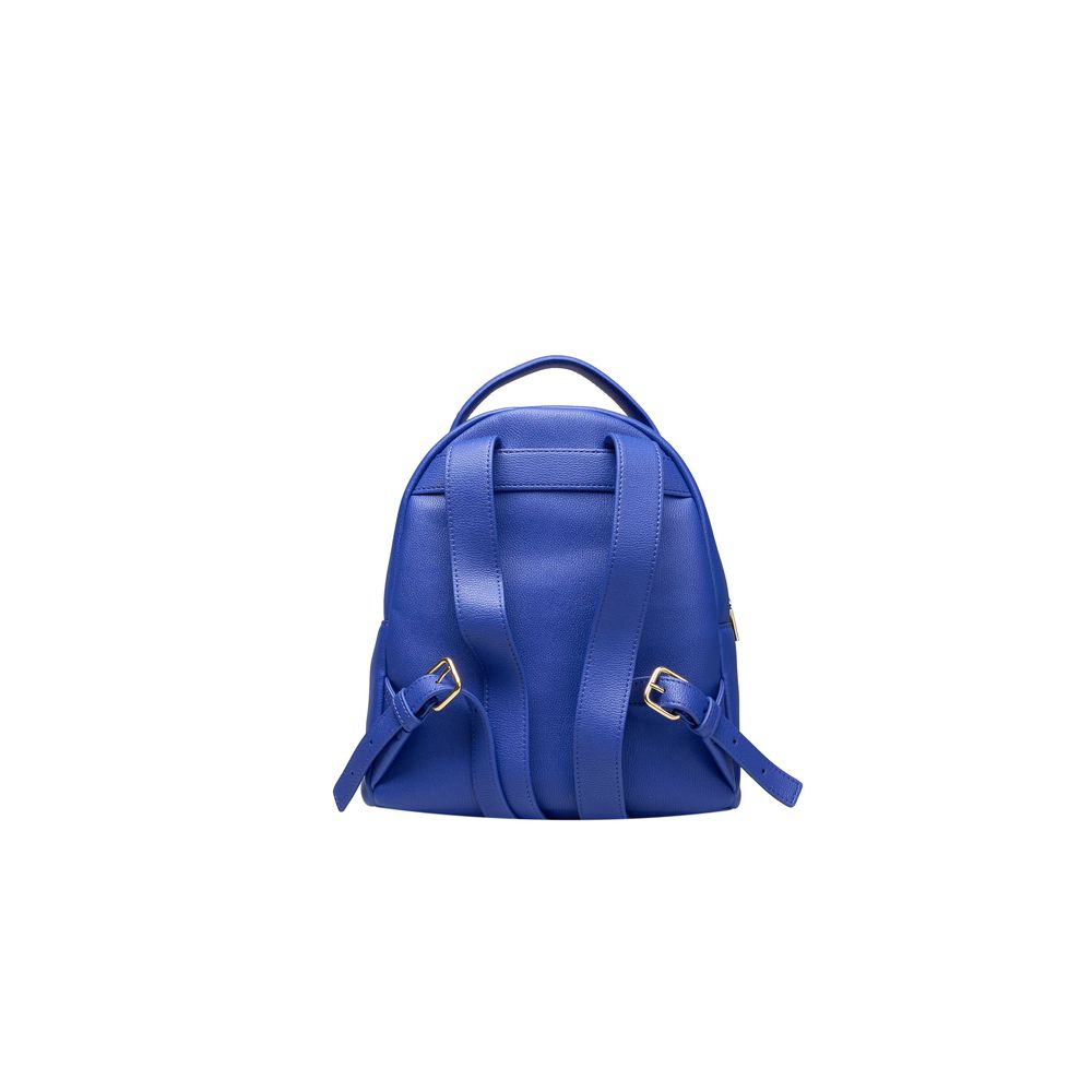 Love Moschino Blue Polyethylene Backpack Love Moschino