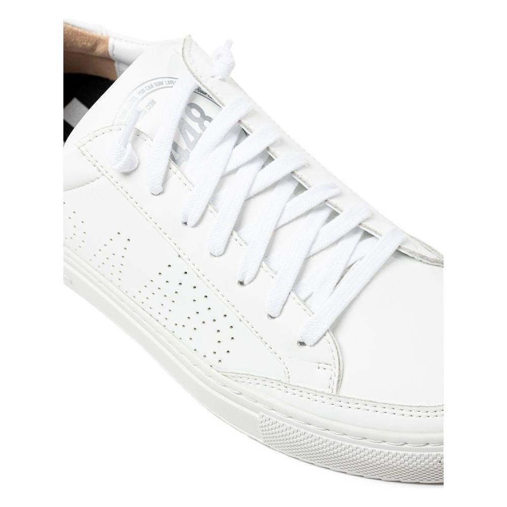 P448 White Leather Sneaker P448