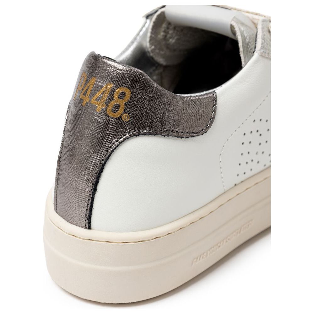 P448 White Leather Sneaker P448