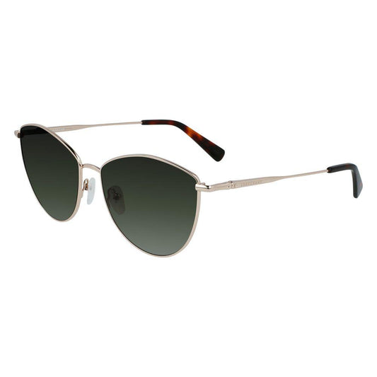 Longchamp Gold Metal Sunglasses Longchamp