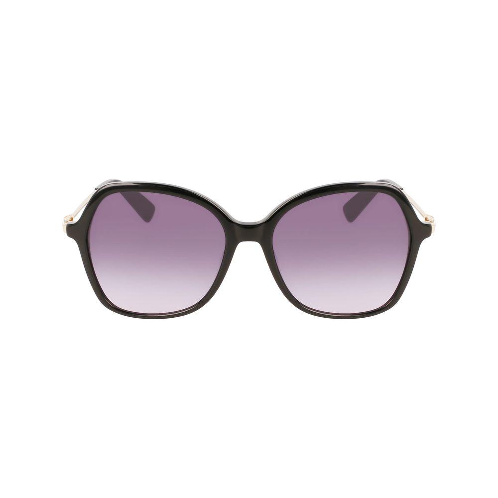 Longchamp Black Acetate Sunglasses Longchamp