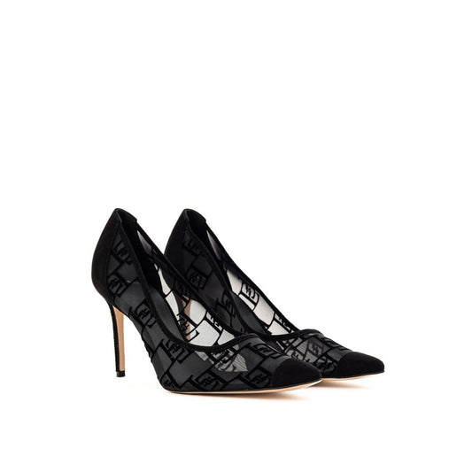 Elisabetta Franchi Black Nylon Pump Elisabetta Franchi