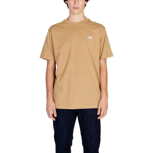 New Balance Beige Cotton T-Shirt