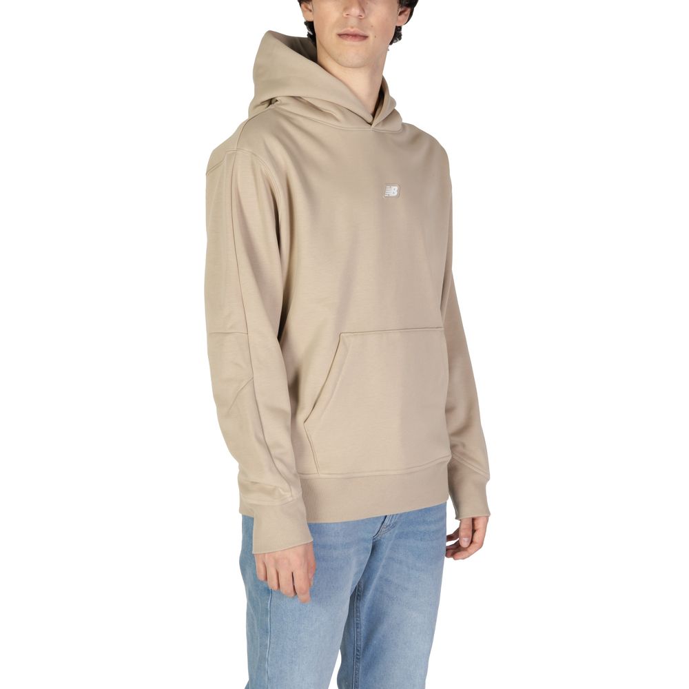 New Balance Beige Recycled Polyester Hoodie
