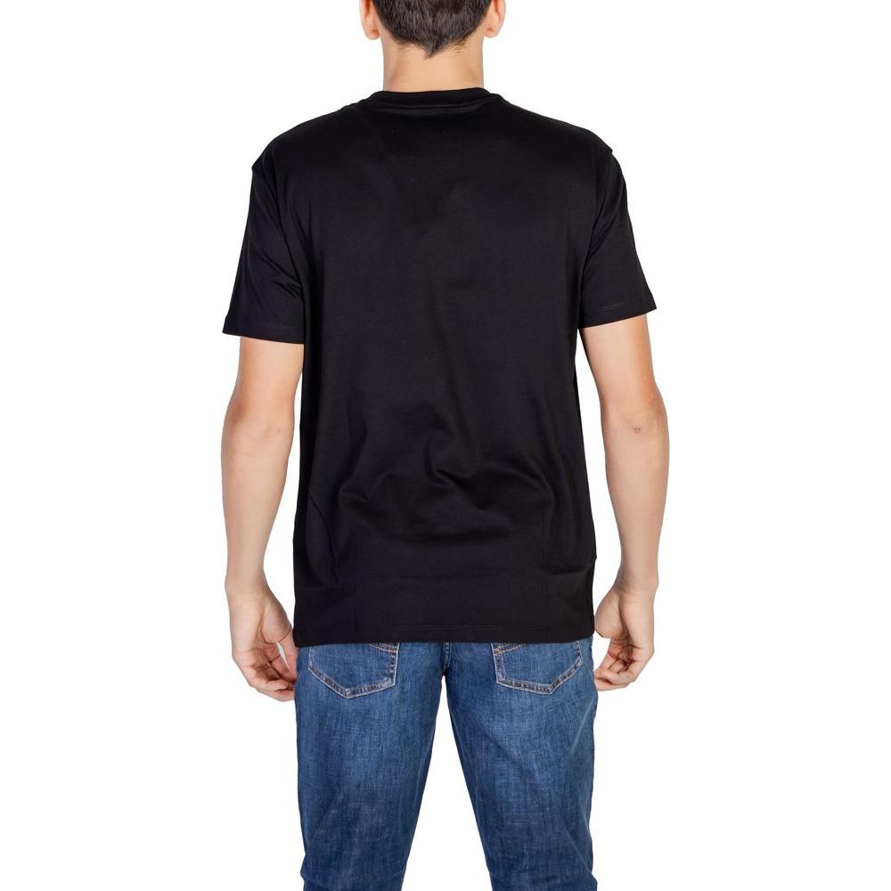 Armani Exchange Black Cotton T-Shirt Armani Exchange