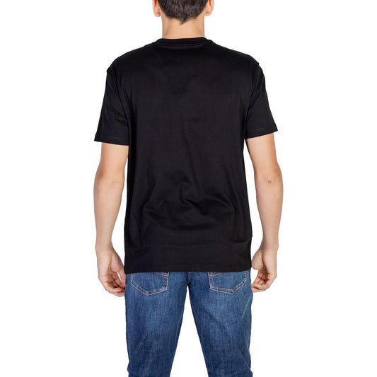 Armani Exchange Black Cotton T-Shirt Armani Exchange