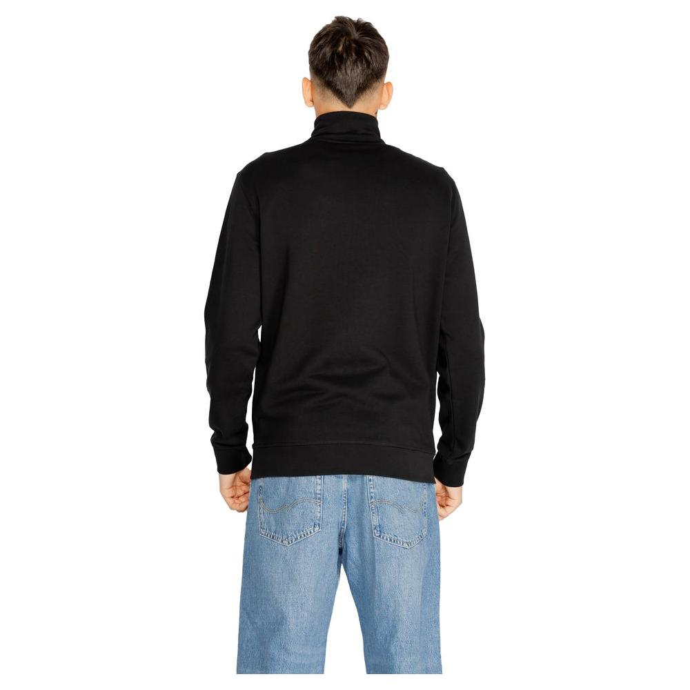 Hugo Boss Black Cotton Sweater Hugo Boss