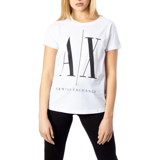 Armani Exchange White Cotton Tops & T-Shirt