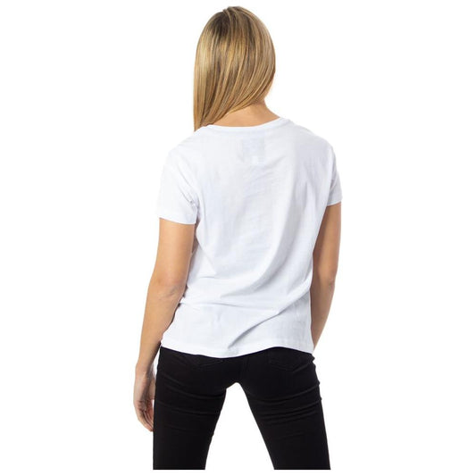 Armani Exchange White Cotton Tops & T-Shirt Armani Exchange