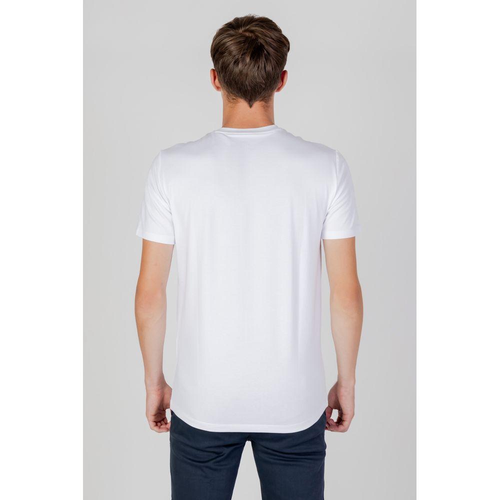 Armani Exchange White Cotton T-Shirt