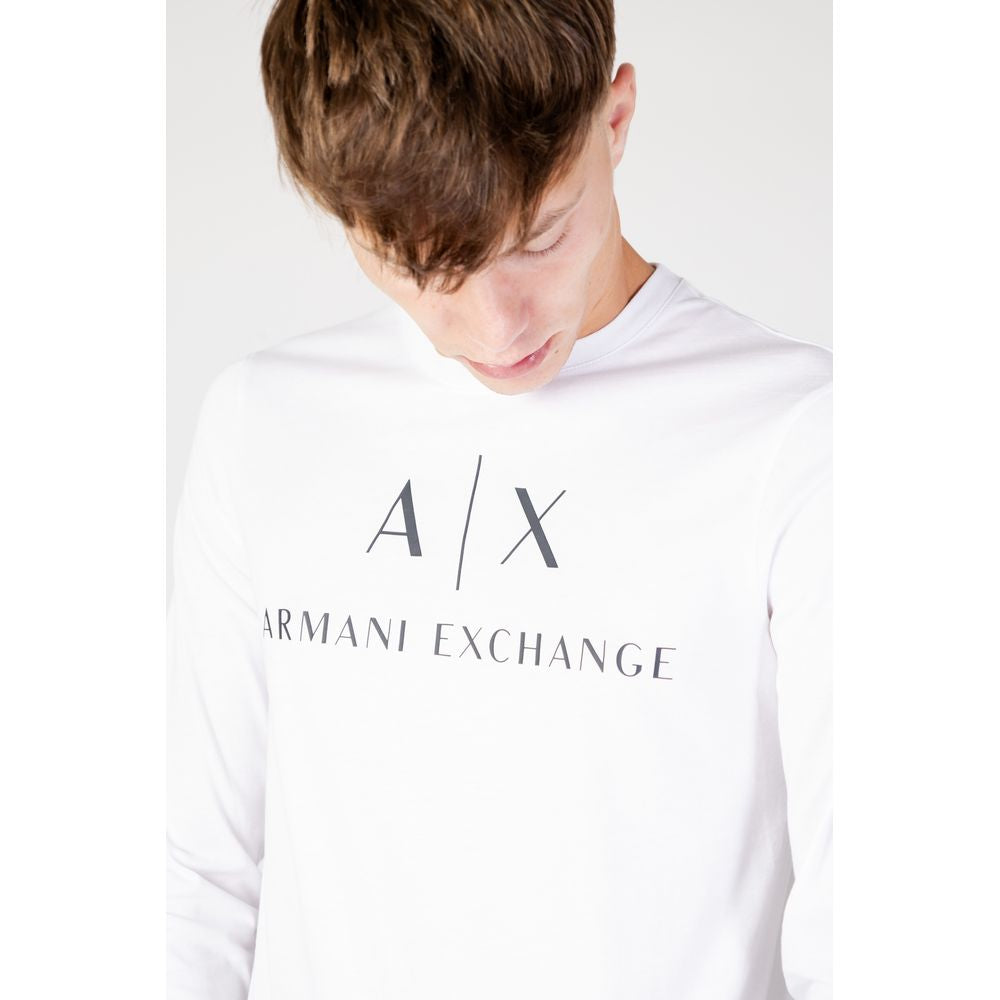 Armani Exchange White Cotton Shirt Armani Exchange