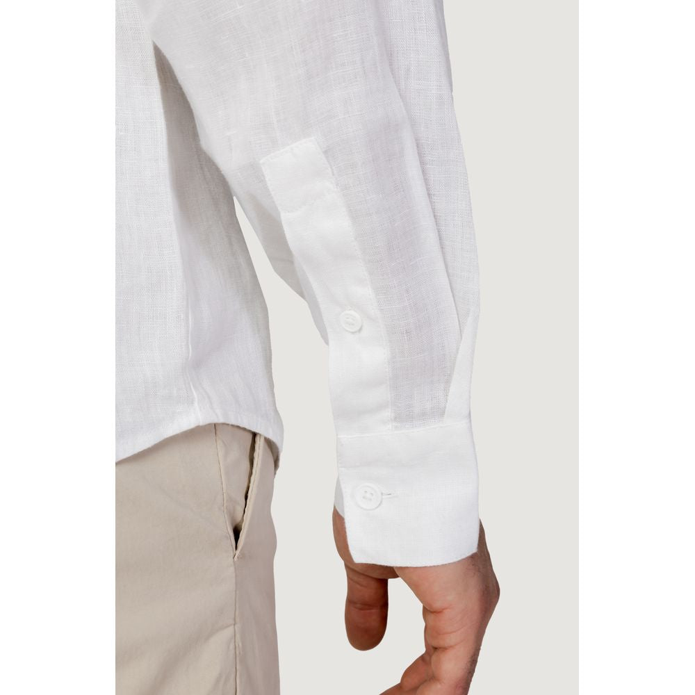 Armani Exchange White Linen Shirt Armani Exchange