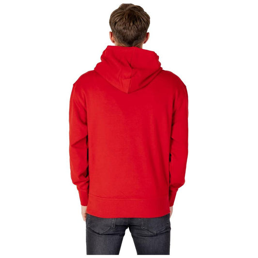 Hugo Boss Red Cotton Sweater Hugo Boss