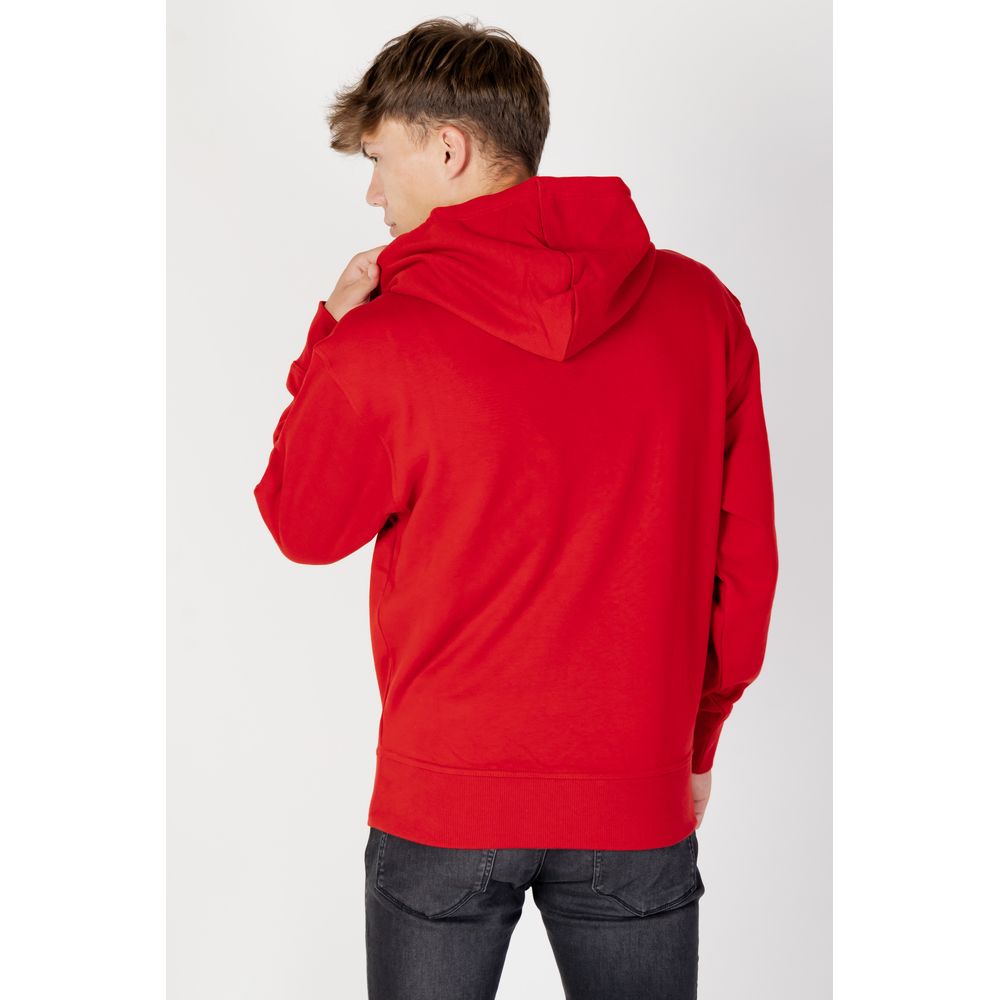 Hugo Boss Red Cotton Sweater Hugo Boss