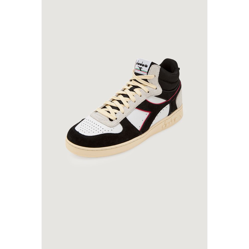 Diadora Black Leather Sneaker Diadora