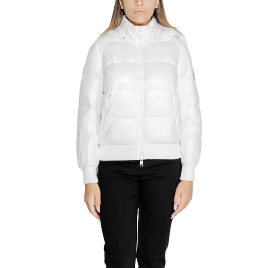 Armani Exchange White Polyamide Jackets & Coat