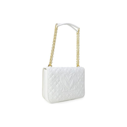 Love Moschino White Polyethylene Handbag Love Moschino