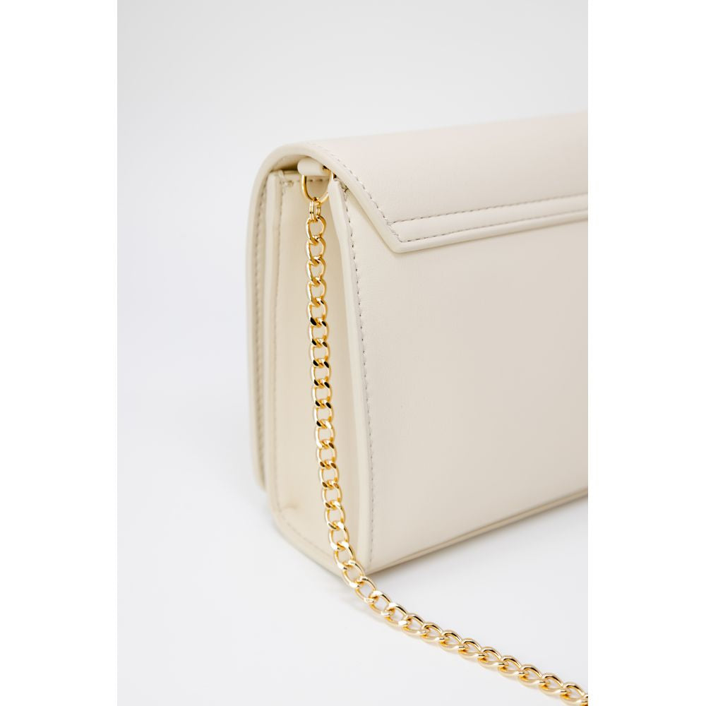 Love Moschino Beige Polyethylene Handbag Love Moschino