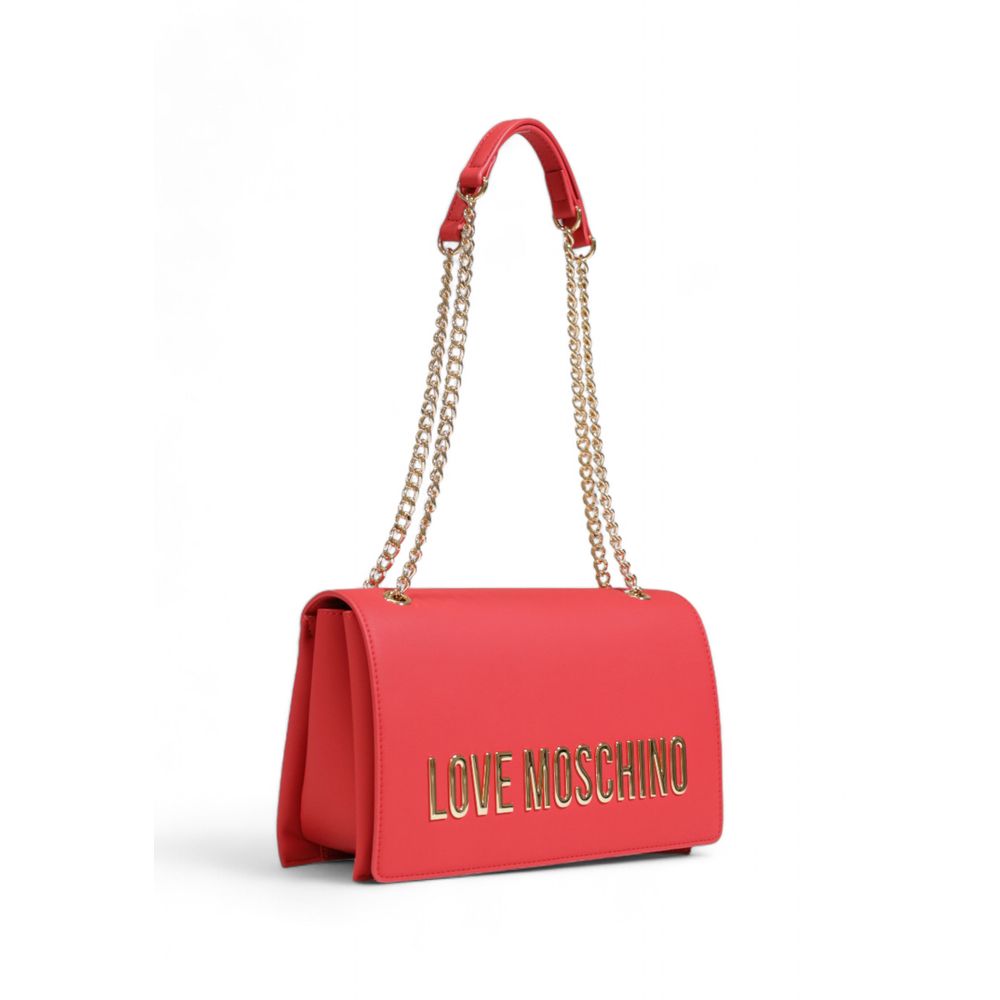 Love Moschino Red Polyethylene Handbag Love Moschino