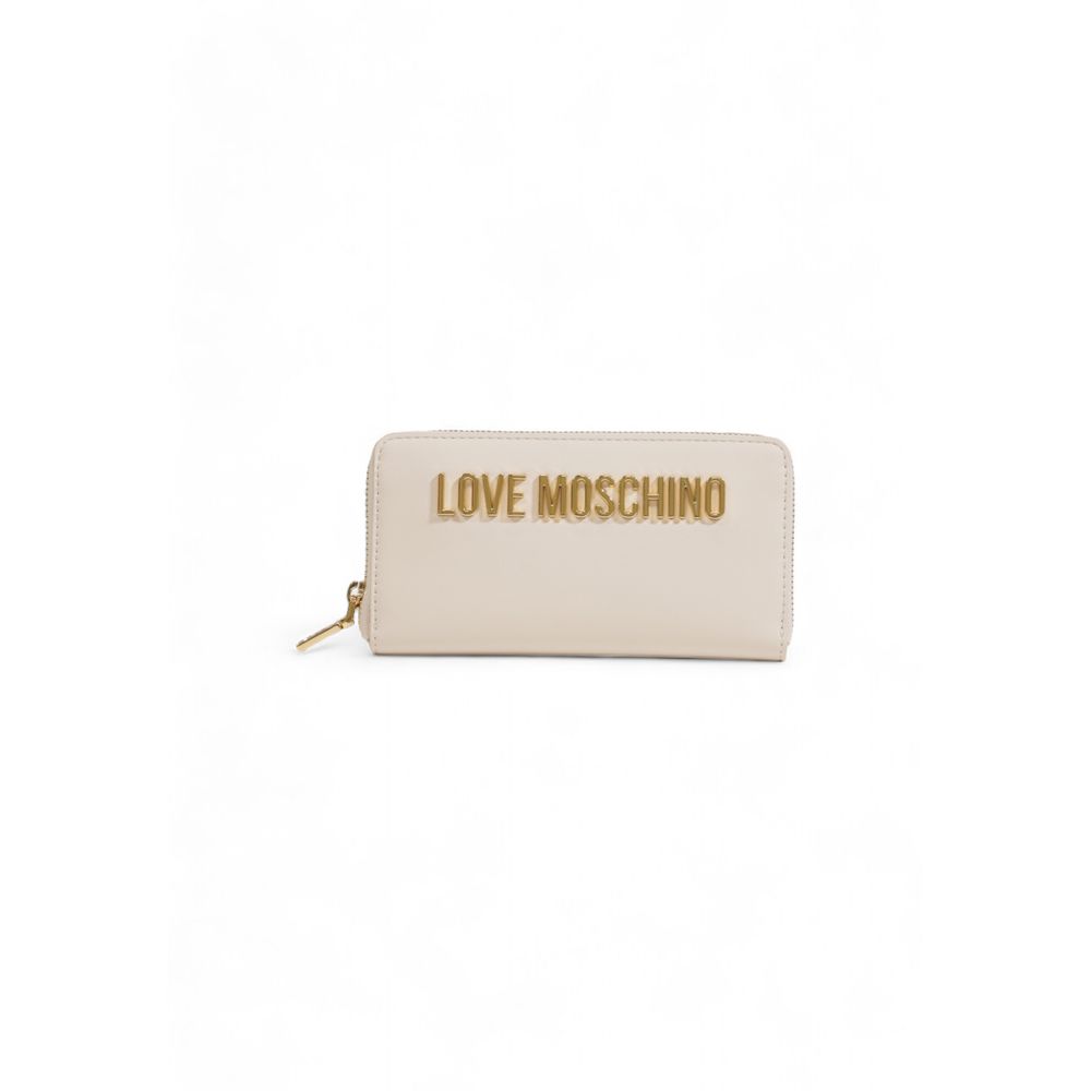 Love Moschino Beige Polyethylene Wallet Love Moschino