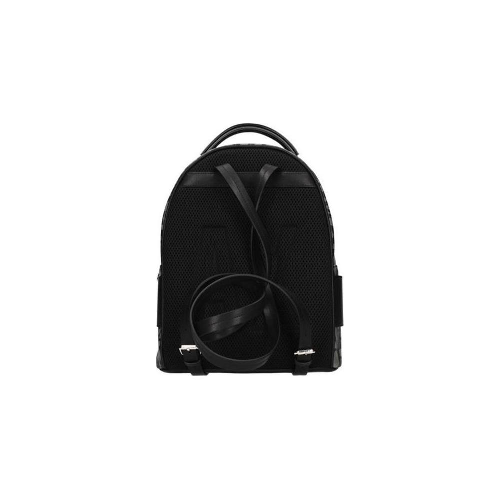 Armani Exchange Black Cotton Backpack Armani Exchange