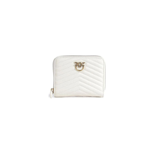 PINKO White Leather Wallet PINKO