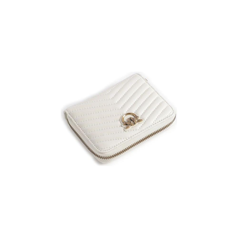 PINKO White Leather Wallet PINKO