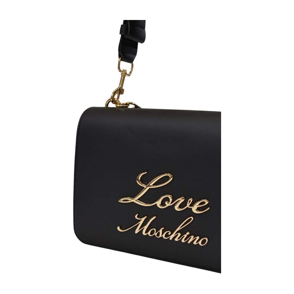 Love Moschino Black Polyethylene Handbag Love Moschino