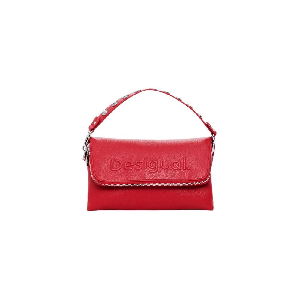 Desigual Red Polyethylene Handbag Desigual