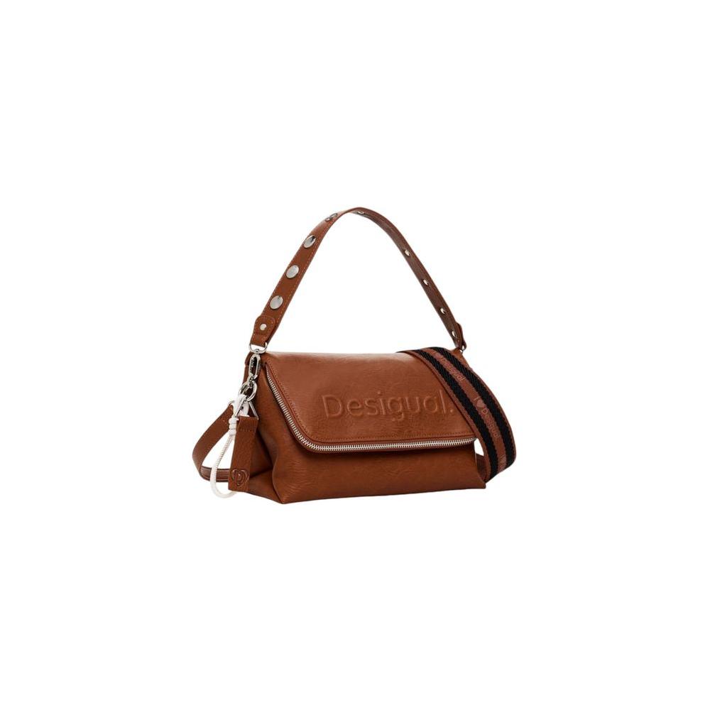 Desigual Brown Polyethylene Handbag Desigual