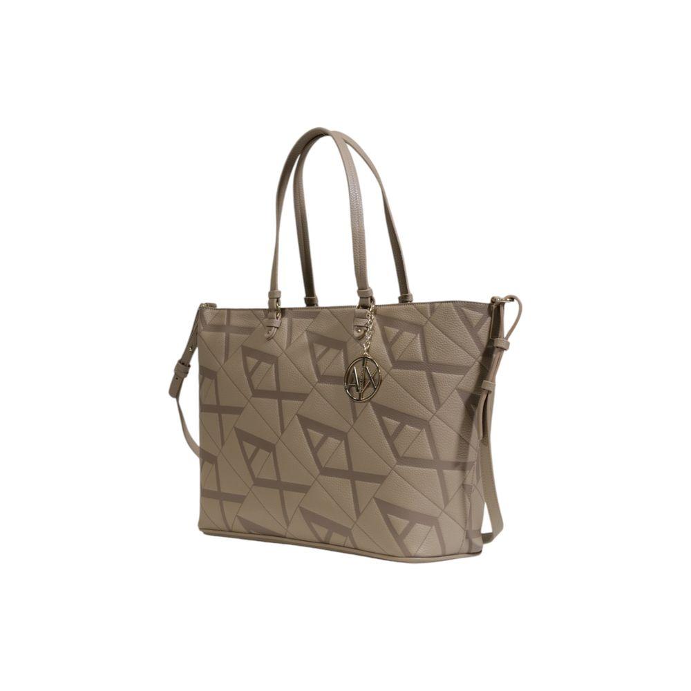 Armani Exchange Beige Polyethylene Handbag Armani Exchange