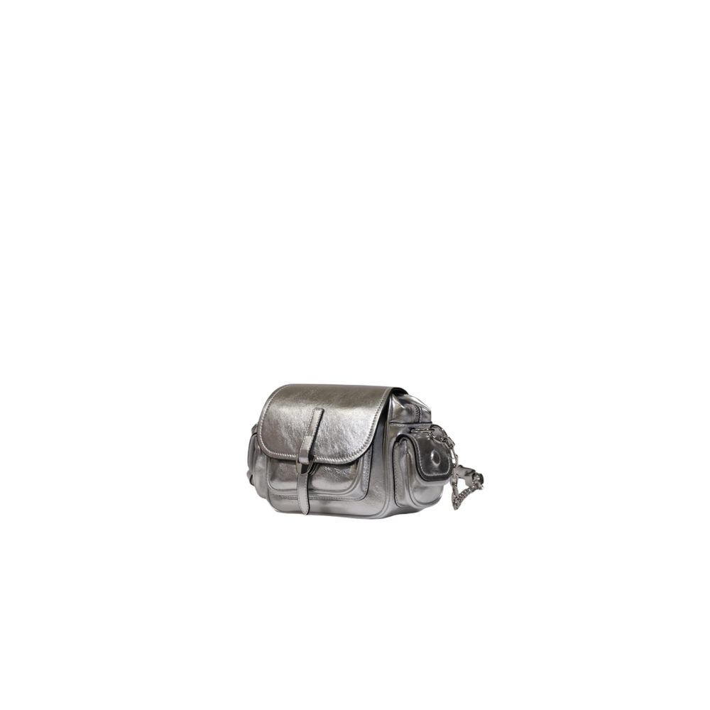 Coccinelle Silver Leather Handbag Coccinelle