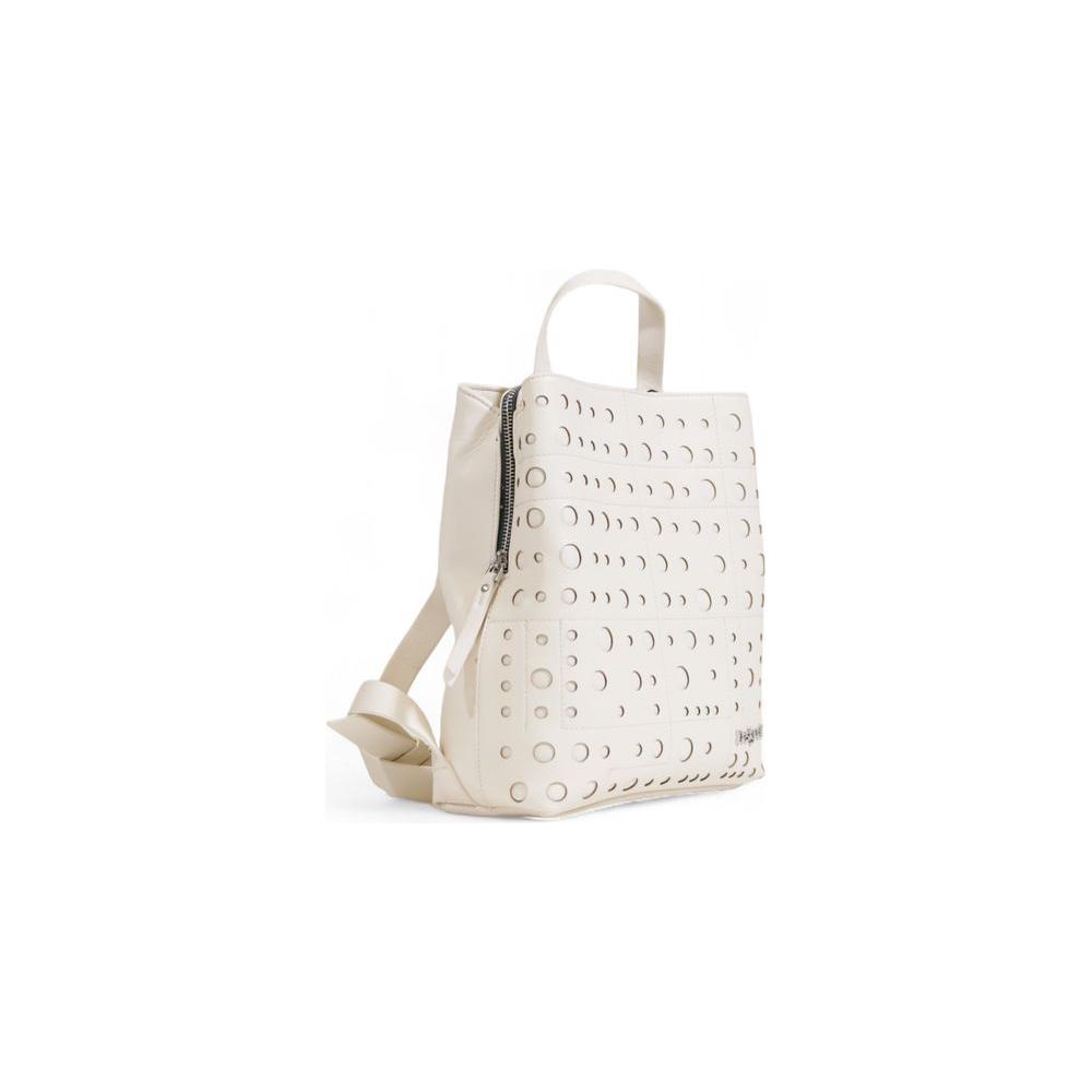 Desigual Beige Polyethylene Backpack Desigual