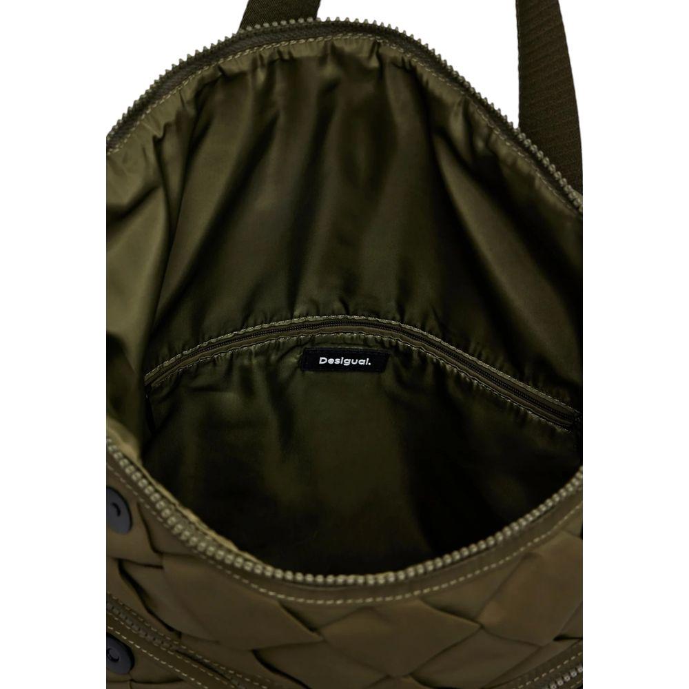 Desigual Green Polyamide Backpack Desigual