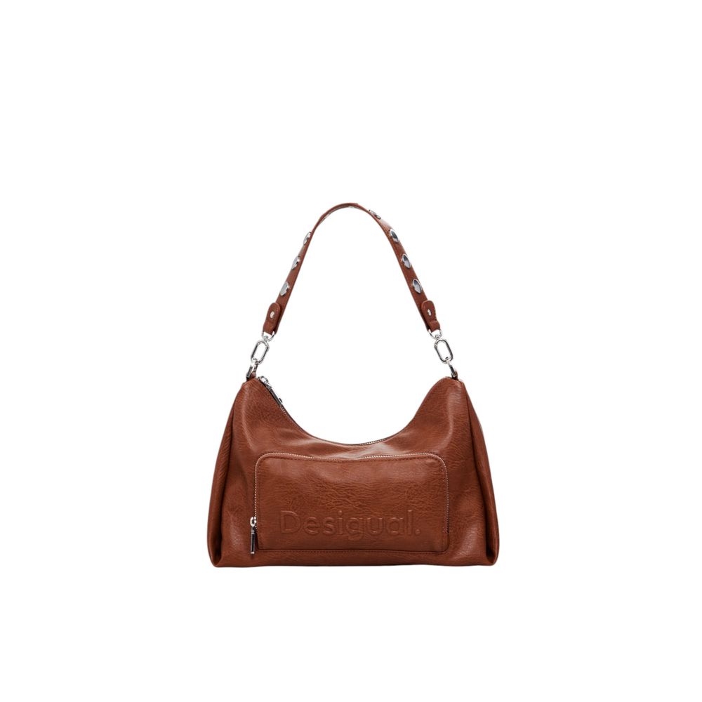 Desigual Brown Polyethylene Handbag Desigual