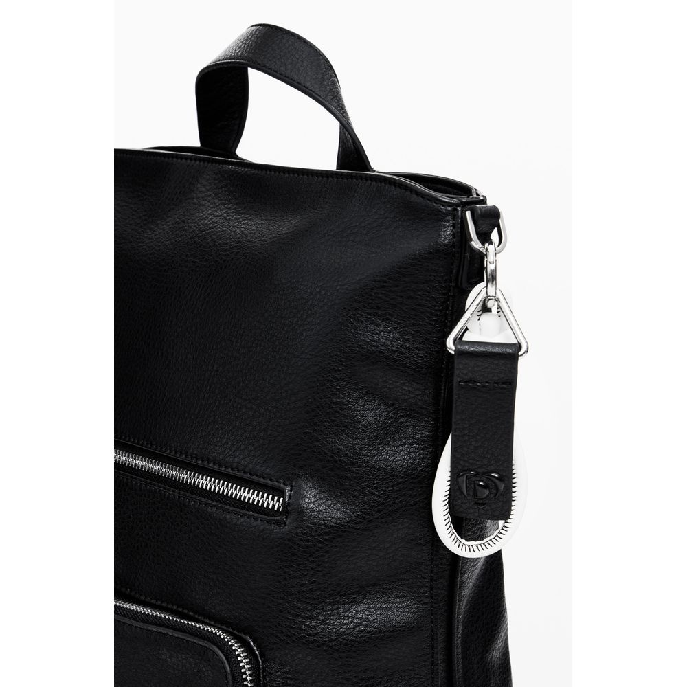 Desigual Black Polyethylene Backpack Desigual