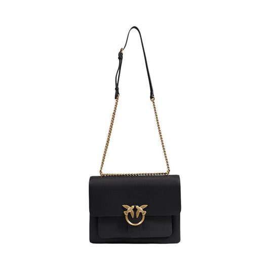 PINKO Black Leather Handbag PINKO