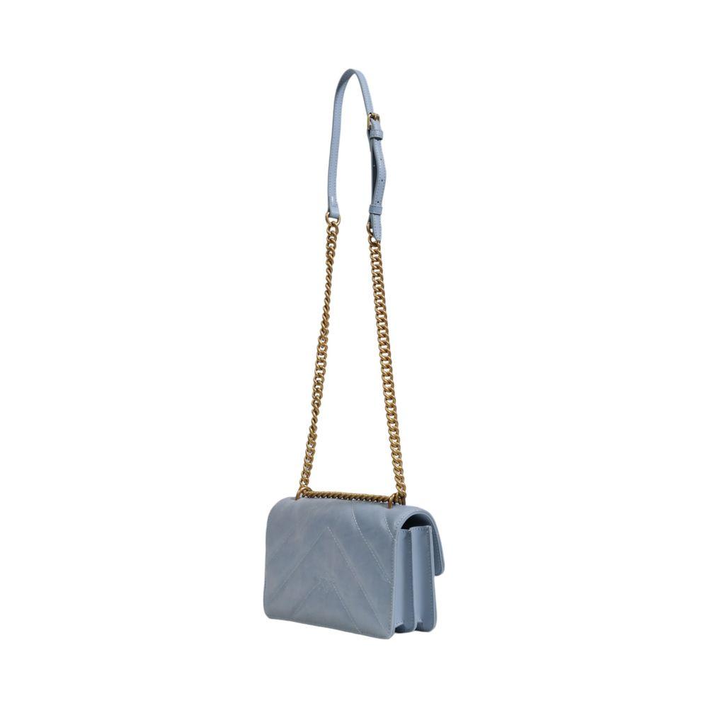 PINKO Blue Leather Handbag PINKO