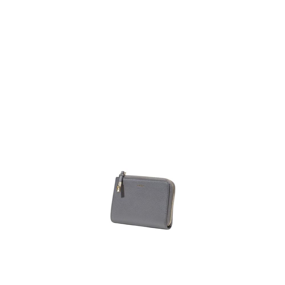 Furla Gray Leather Wallet Furla