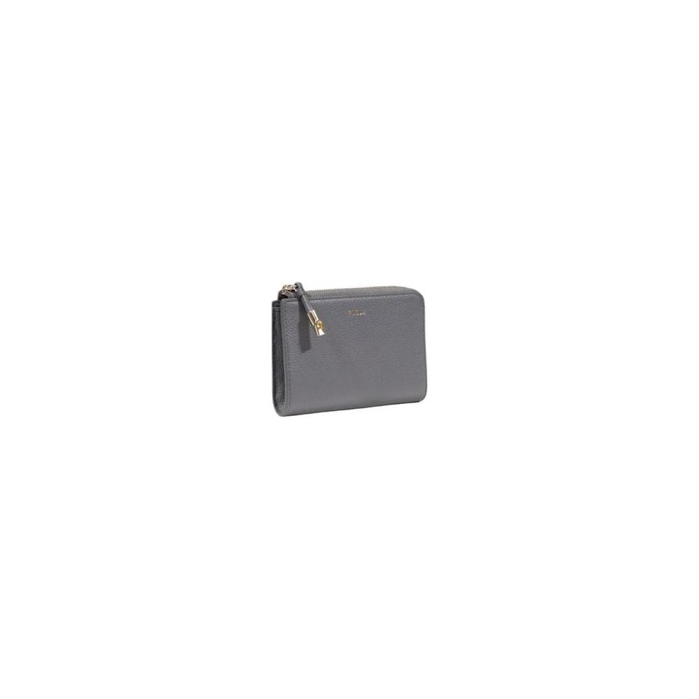 Furla Gray Leather Wallet Furla