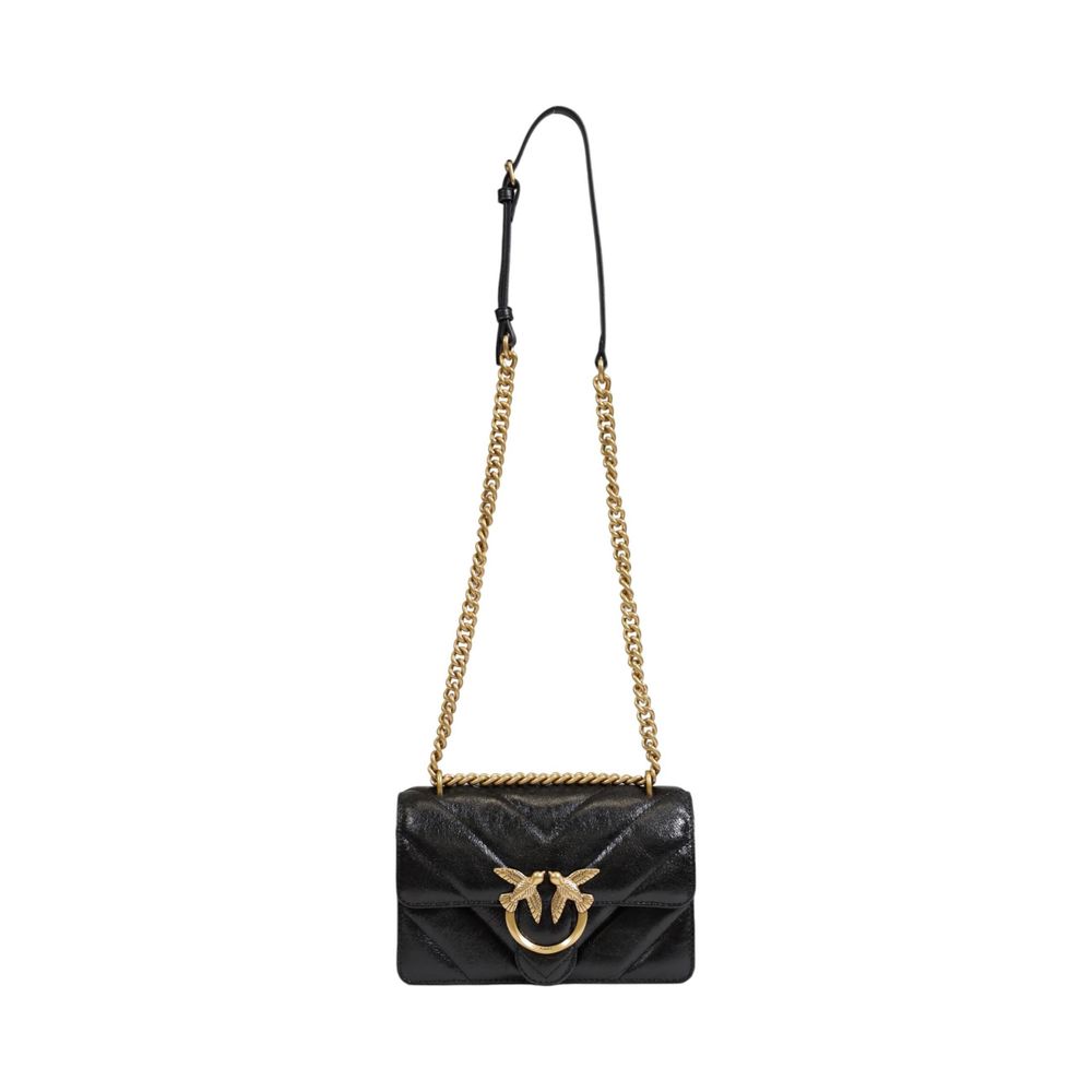 PINKO Black Leather Handbag PINKO