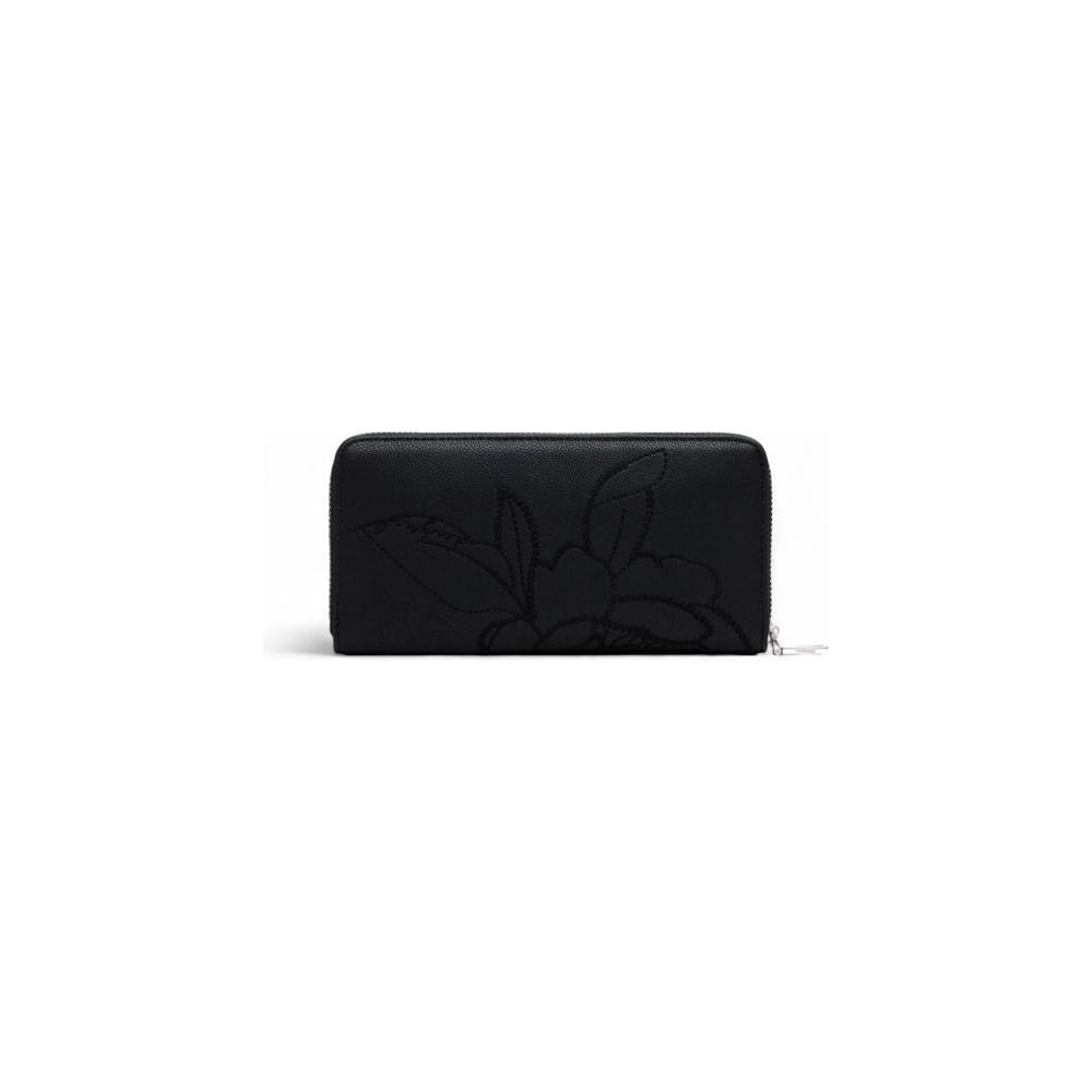 Desigual Black Polyethylene Wallet Desigual