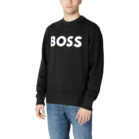 Hugo Boss Black Cotton Sweater Hugo Boss